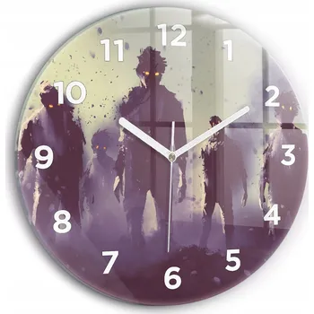 Hodiny Nástěnné hodiny Wallfluente černé 30 cm