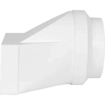 Ventilace Dalap Redukce vodorovná 971 bílá 220 x 90 mm