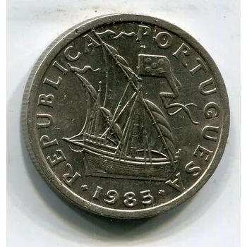 PORTUGALSKO. 2,50 escudos 1985.