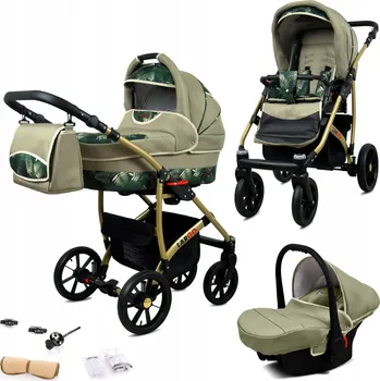 Kočárek BabyLux Kočárek 3v1 dětský sportovní Largo ALU