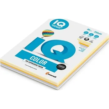 Barevný papír Bar.papír IQ Color A4, trendový mix,80 g/m2,250l.
