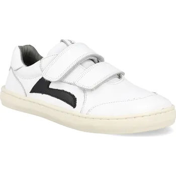 Barefoot dětské tenisky Tip Toey Joey - Landy white/black bílé Velikost: 32