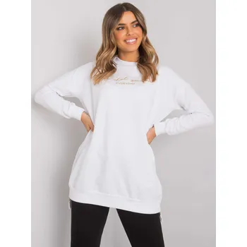 Dámská tunika Bílá tunika s nápisem RV-TU-7214.81-white Velikost: S/M