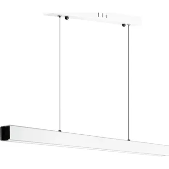 Interlook SX41-80CM-32W-W | Moderní obdélníkové závěsné svítidlo | dálkové ovládání | LED | Bílý