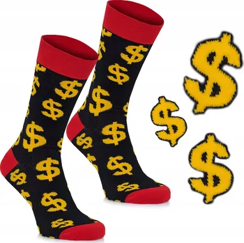 Dámské ponožky Veselé Ponožky Peníze Dolary Měkké Tlusté Bavlněné Elastické 41-45