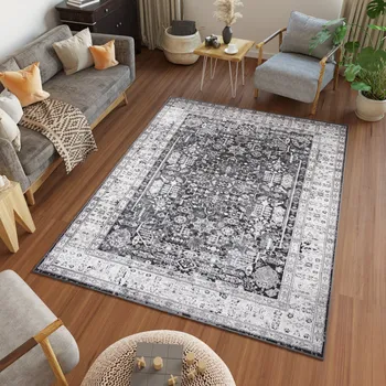 Koberec Moderní koberec Idaho - orientální 7 - šedý Rozměr koberce: 80x150 cm