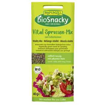 Semeno Rapunzel Bio Snacky Vital směs semínek na nakličování 30 g