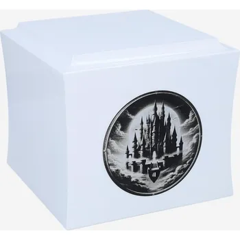 Smuteční dekorace Personalizovaná urna na popel s motivem Zámku snů - tematická kremační urna