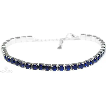 Náramek Stříbrný náramek s modrými kameny