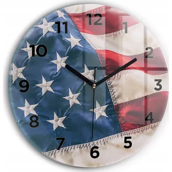 Hodiny Nástěnné hodiny Wallfluente vícebarevné 30 cm