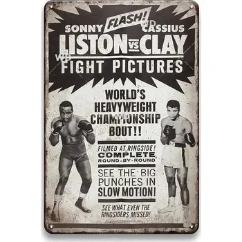 Plechová cedule Vintage box | Retro plechová cedule, Filmový plakát - 12 , 40x30 cm