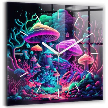 Hodiny Nástěnné hodiny Wallfluent černé 30 cm