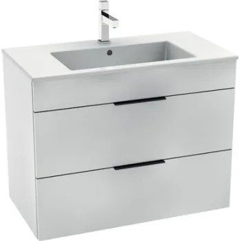 Koupelnový nábytek JIKA CUBE skříňka s umyvadlem 80x43x62,2 cm, 2 zásuvky, bílá