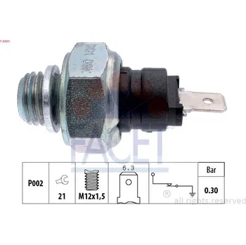 Olejový tlakový spínač FACET 7.0001