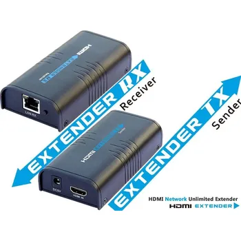 Stolní počítač PremiumCord HDMI extender na 120m přes LAN,over IP