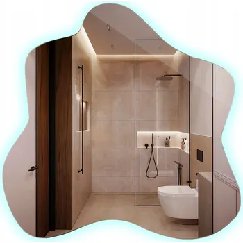 Zrcadlo Zrcadlo Tulup nástěnné asymetrické 483 x 479 mm