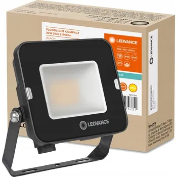 LED halogenový reflektor 20W 3000K Černý LEDVANCE