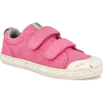 Dívčí obuv Barefoot dětské plátěnky Tip Toey Joey - Ramp Green Rosa Pink Eco Canvas růžové Velikost: 28