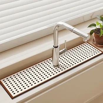 Protiskluzová podložka Kuchyňská savá podložka pod baterii | Odkapávací podložka, Protiskluzová podložka - 9 , 14 x 60 cm