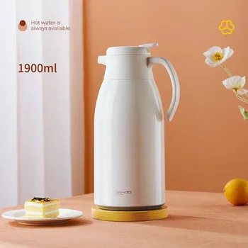 Termoska Izolační termoska na vodu | nádobí s izolací - Bílá 1900ml