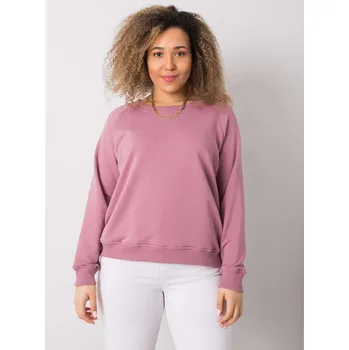 Dámská mikina Starorůžová mikina s raglánovými rukávy RV-BL-6326.02X-old rose Velikost: XL