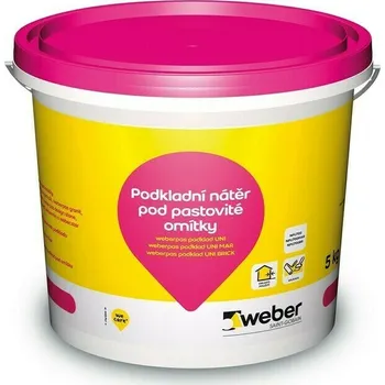 Penetrace Nátěr základní weberpas podklad UNI 5 kg