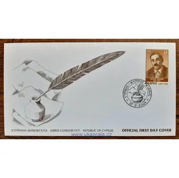 Sběratelství KYPR (ŘECKO) FDC 974 osobnosti, r. 2001