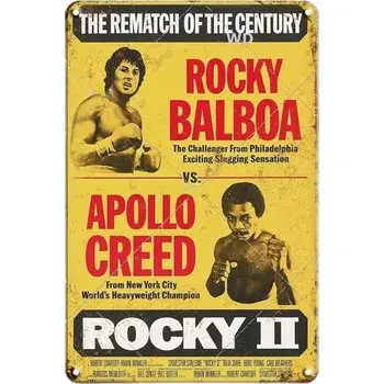 Plechová cedule Vintage box | Retro plechová cedule, Filmový plakát - 6 , 40x30 cm