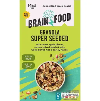 Marks & Spencer Pečené celozrnné ovesné vločky s ořechy, semínky a sušeným ovocem