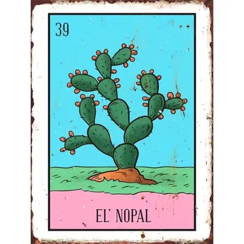 Plechová cedule Plechová cedule | Dekorační tabule, Vintage plakát - 5 , 2PC-14x20cm