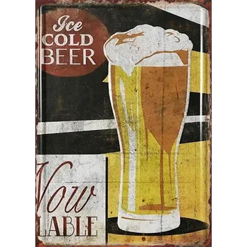 Plechová cedule Plechová retro cedule | pivní tabulka - 25 , 30x40 cm