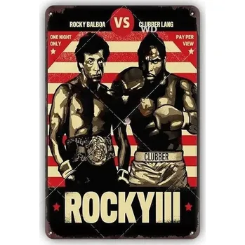 Plechová cedule Vintage box | Retro plechová cedule, Filmový plakát - 18 , 40x30 cm