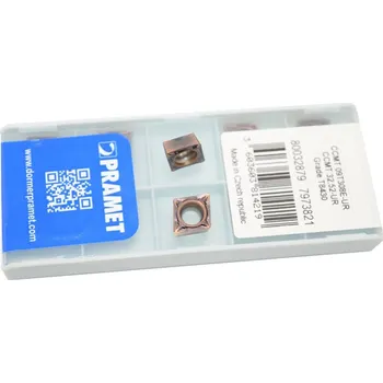 Příslušenstí k soustruhu Vyměnitelná břitová destička CCMT 09T308E-UR T8430 , PRAMET 80032879