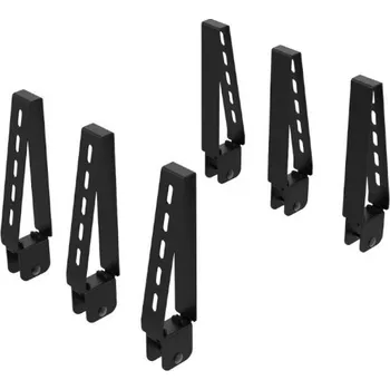 Příslušenství ke střešnímu nosiči Sada 6ks 18cm bočních zarážek střešních košů