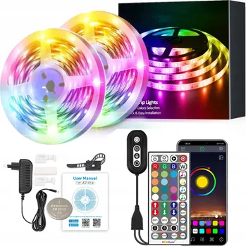 LED páska LED pásek RGB5050 Bluetooth Hudba Unboxing YT 12M