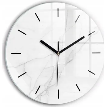 Hodiny Nástěnné hodiny Wallfluente bílé 30 cm