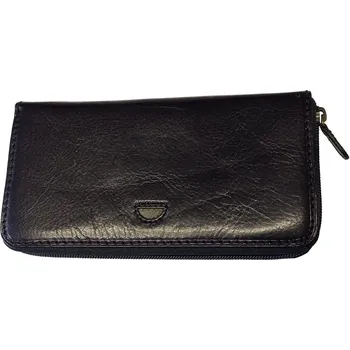 Deštník Cosset 4492 C Classic dámská kožená peněženka černá