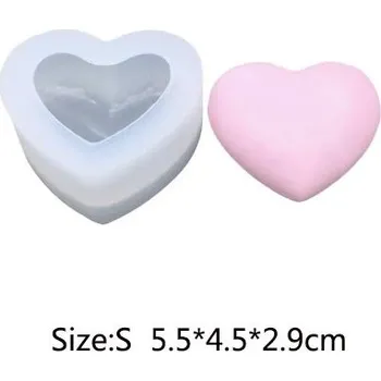 3D silikonová forma srdce | DIY dekorace - S