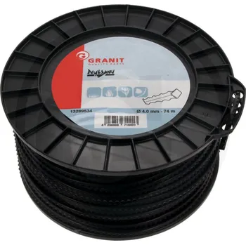 Příslušenství k zahradní technice Struna do křovinořezu 4,0 mm NYLSAW pilová zubatá délka 74 m