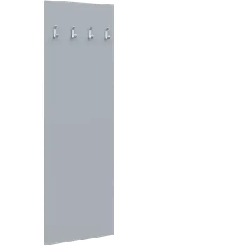 Věšák VN - 14 stěna věšáková 600x60x1800 mm, 4-háček Laura, šedá