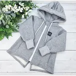 Kulišárny Mikina se zipem WARM ŠEDÝ MELÍR VELIKOST: 110