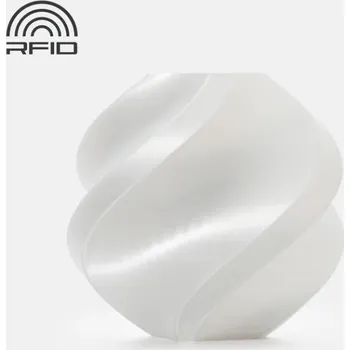 Počítačové příslušenství Bambu Lab Filament - PLA Silk+ 1kg, Barva White, Cívka s cívkou, Váha 1 kg