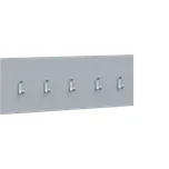 VN - 06 stěna věšáková 1000x350 mm, 5-háček Laura, šedá