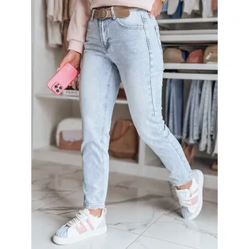 Dámské džíny Dámské džíny slim fit s páskem NEOPASS UY2680 Barva: Nebeská, Velikost: S