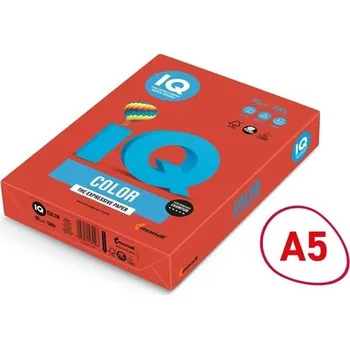 Barevný papír Bar.papír IQ Color A5-CO44,kor.červ.,80 g/m2,500l.