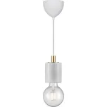 Nordlux Bílé mramorové závěsné světlo Siv 6,5 cm