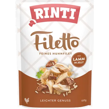 Krmivo pro psa Rinti Dog Filetto kapsa kuře+jehně v želé 100g (min. odběr 24 ks)