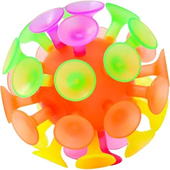 Dětský míč Mac Toys Přísavkový míč se světlem - 10 cm