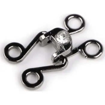 Galanterie Ozdobné zapínání s kamínkem