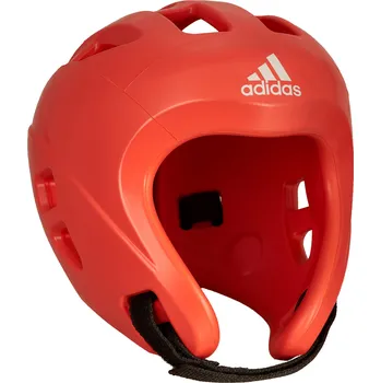 Chránič hlavy na box a bojový sport Kickbox přilba ADIDAS - červená - adiKBHG500_RED Velikosti: L